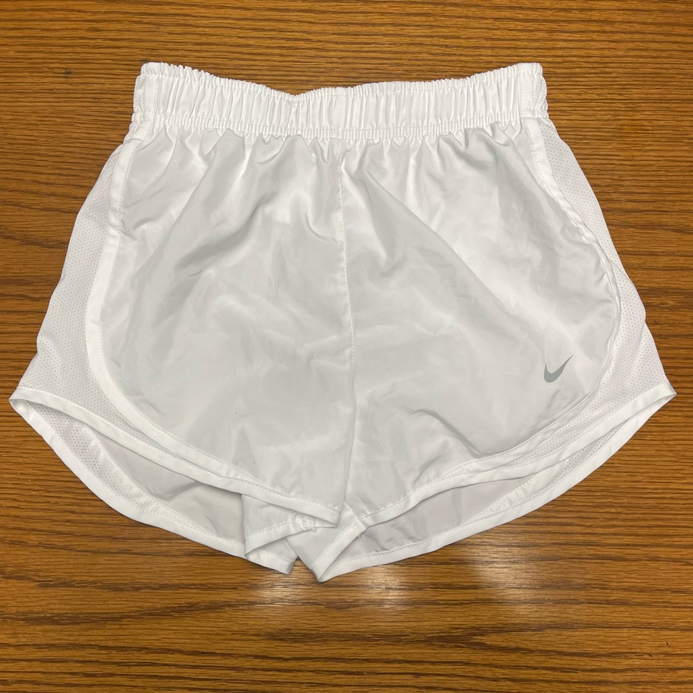 Nike White Athletic Shorts